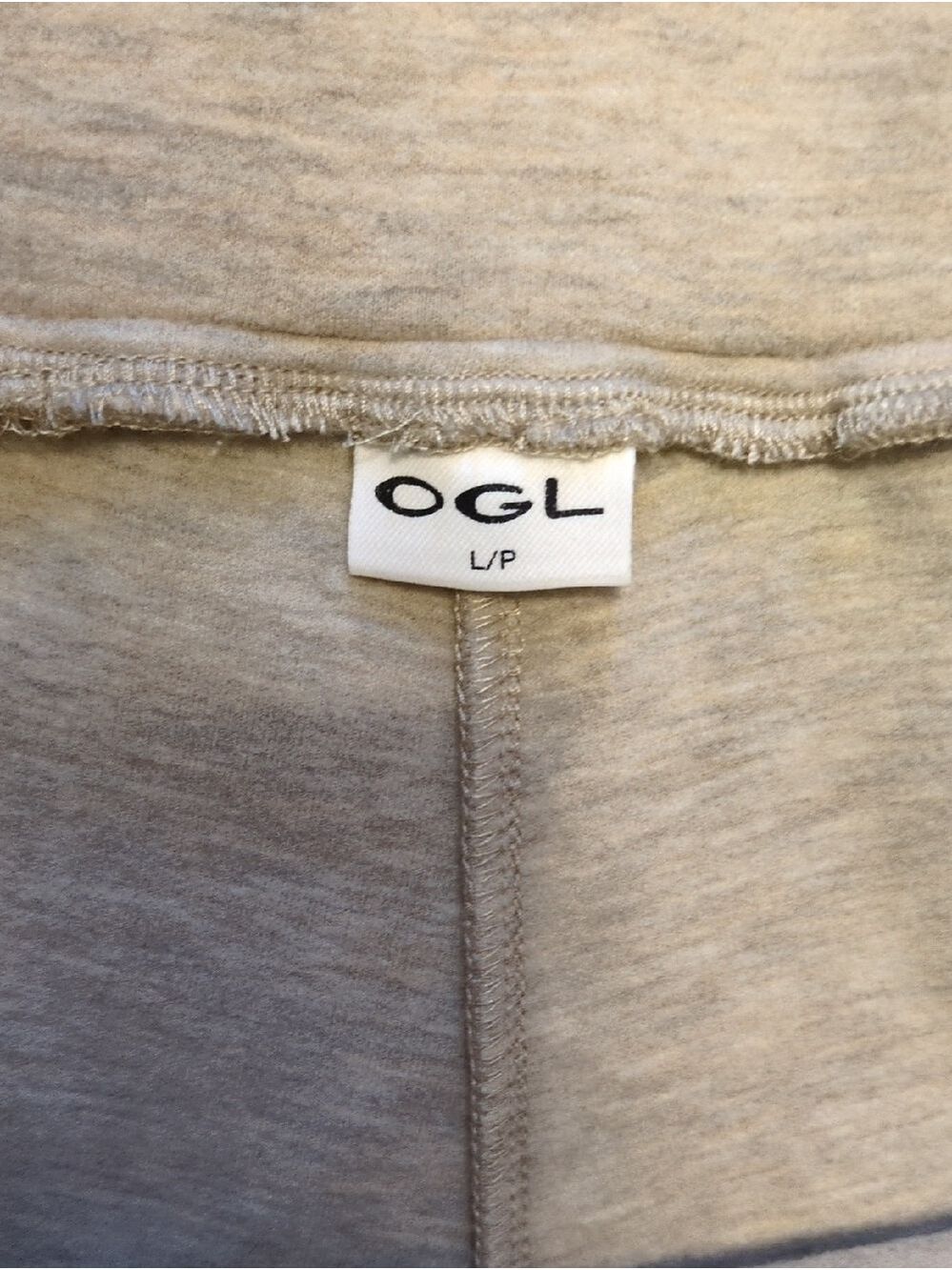 OGL Heather Morganite Fuzz Luxe High Waisted Straight Leg Pull On Pant Size LP - Picture 4 of 6